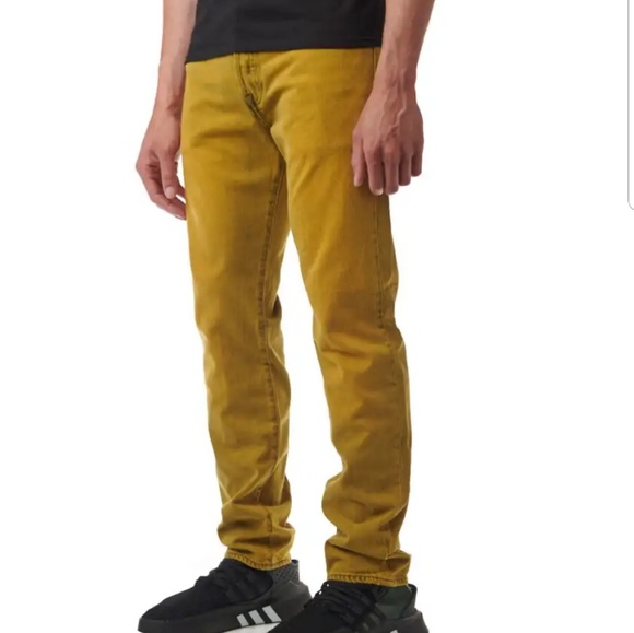 levis yellow jeans